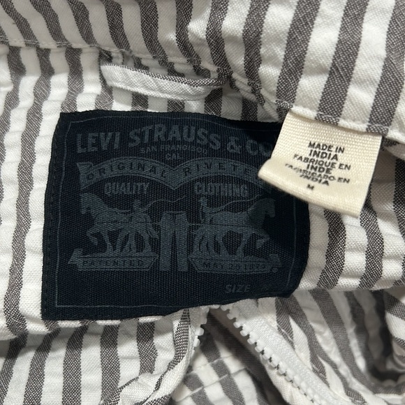 Levi’s men's octavia lightweight anorak striped hoodies size M GUC… - Picture 14 of 14